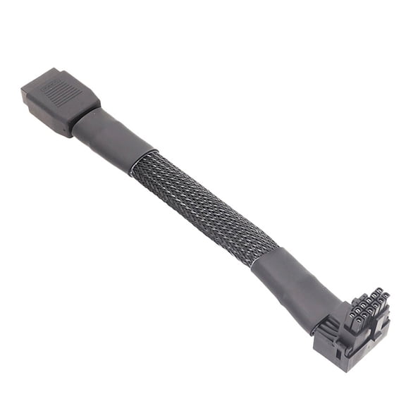 30cm PCIe5.0 2VHPWR 16Pin Right Angles Cable 90 degree Connectors for Seamlessly GPU Connection in Accessories