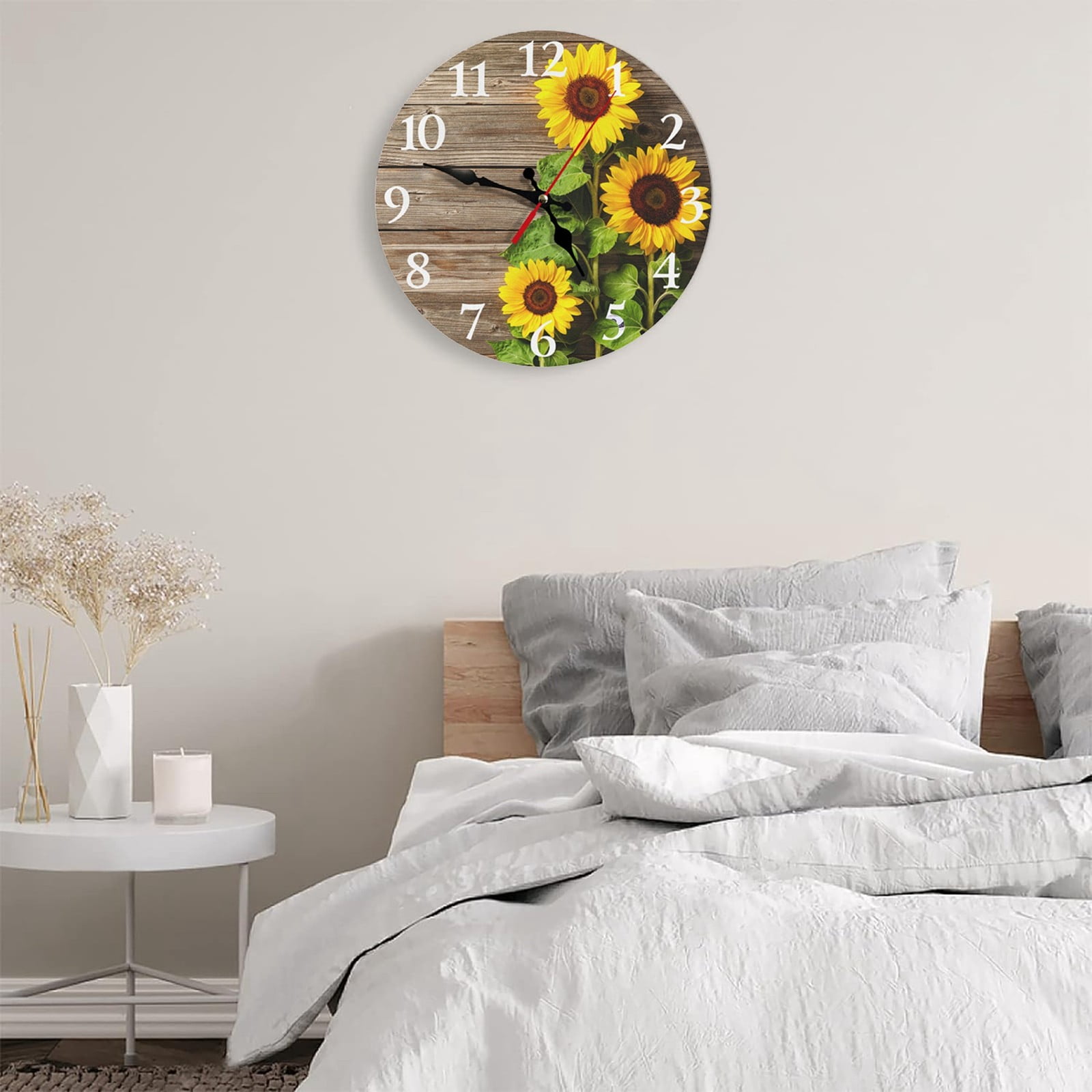 30cm Retro Style Sunflower Wall Timer Loud Alarm Boxing round Timer