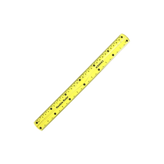 30cm Soft Ruler Straight Ruler Flexible Ruler Bendable Ruler Colourful Ruler