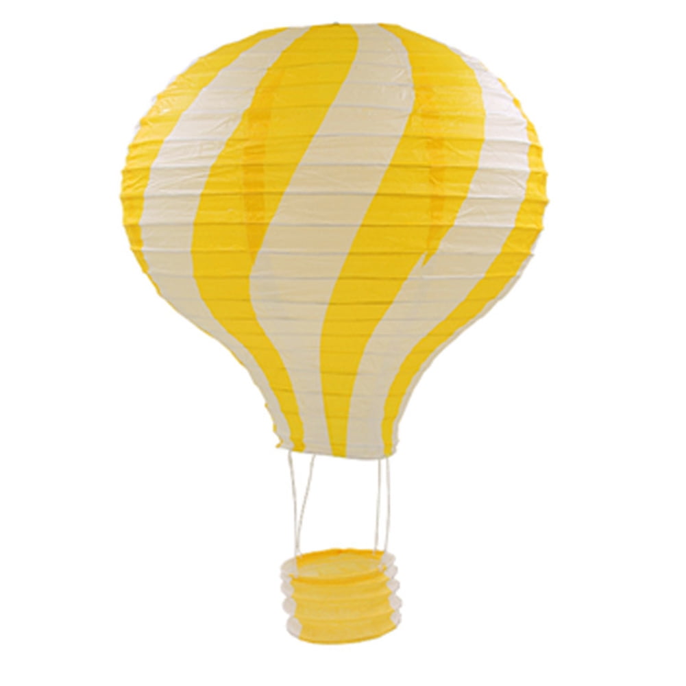 30cm Striped Hot Air Balloon Paper Lantern Kids Birthday Party Wedding