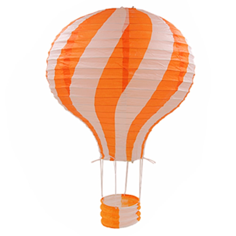 30cm Striped Hot Air Balloon Paper Lantern Kids Birthday Party Wedding