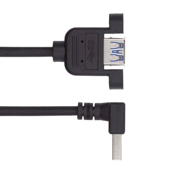 30cm USB3.0 Male to Female Extension Wire, 5Gbps Data Transmission Cord Adapter Line for USB Drive Fan LED Light