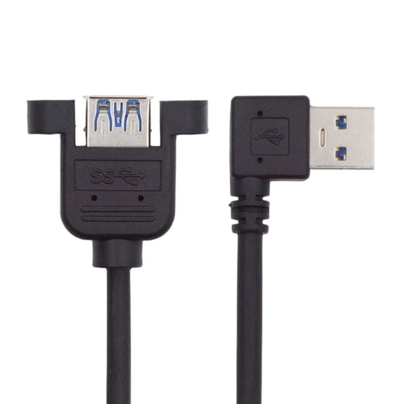 30cm USB3.0 Male to Female Extension Wire, 5Gbps Data Transmission Cord Adapter Line for USB Drive Fan LED Light