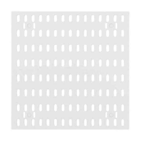 30cm Wall-Mounted Pegboard Organizer – Multi-Purpose Shelf & Hook Board for Home/Office/Kitchen (Black/White)