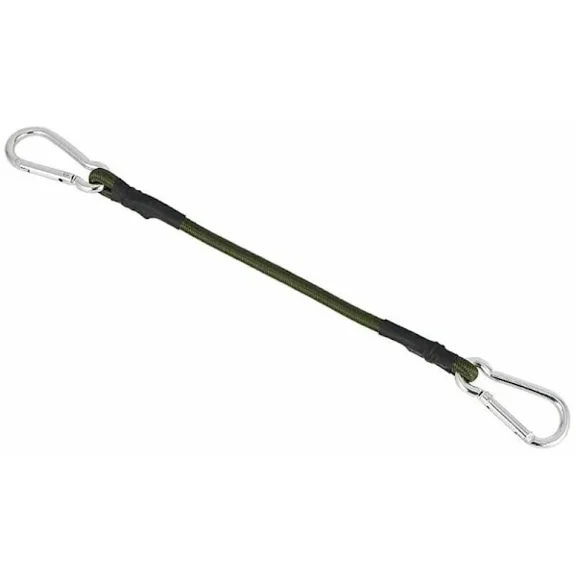 30cm shade sail accessory kit - elastic tensioners - Black - Sun