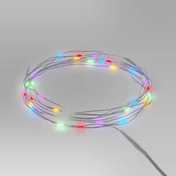 30ct LED Battery Operated Dewdrop Fairy String Lights -