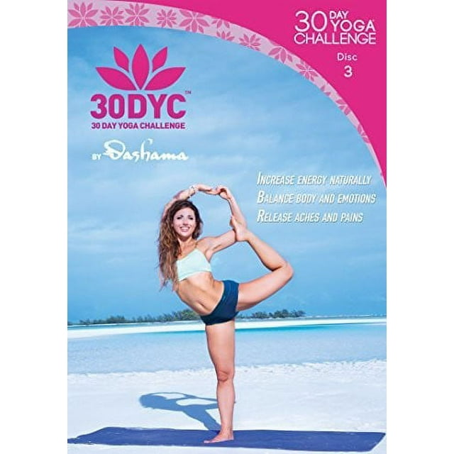 30dyc: 30 Day Yoga Challenge With Dashama Disc 3 (DVD), Perfect 10 Lifestyle, Sports & Fitness