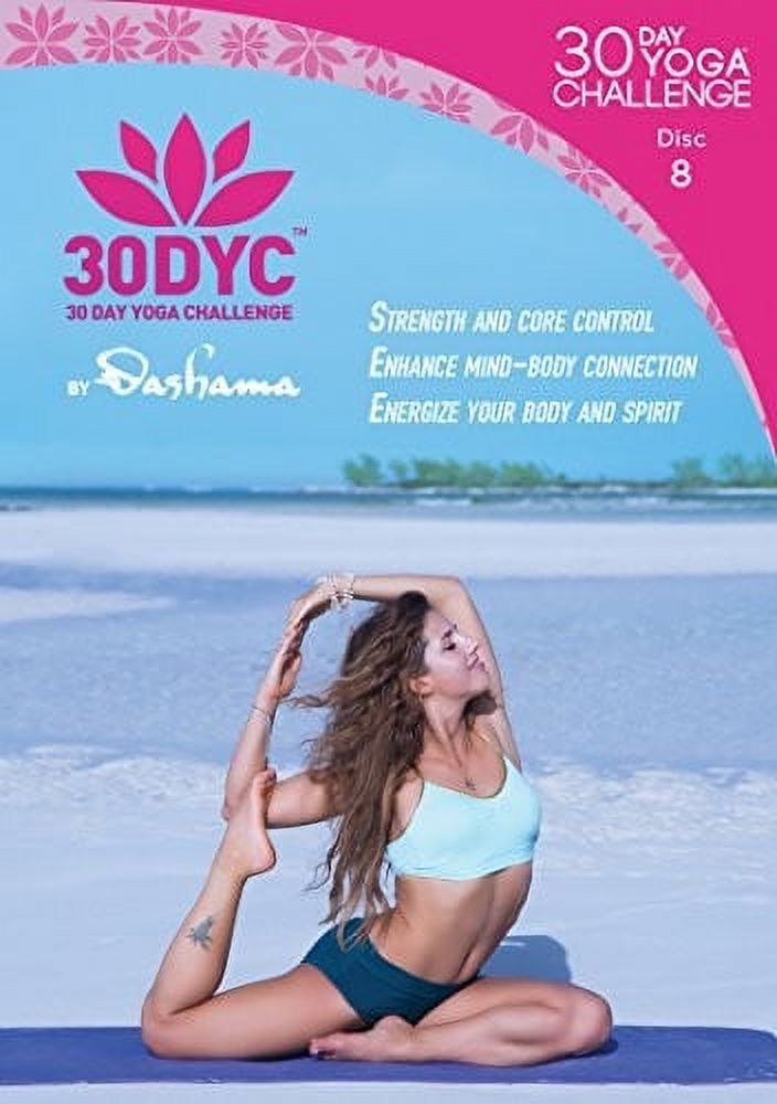 30dyc: 30 Day Yoga Challenge With Dashama Disc 8 (DVD), Perfect 10 Lifestyle, Sports & Fitness - image 1 of 1