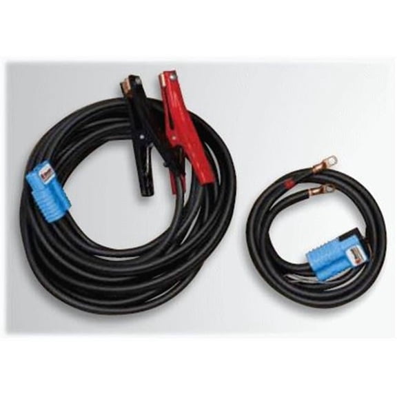 30ft. Standard Duty Start-All Plug to Plug Kit with 400A Clamps - 4 gauge