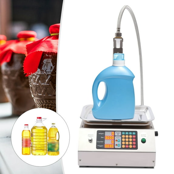30g-15000g Viscous Liquid Filling Machine Automatic Weighing Large Flow Rate