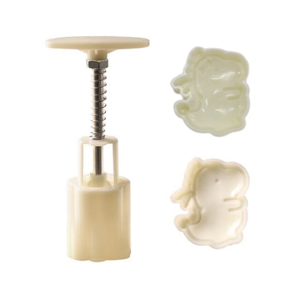 30g Mold Cartoon Dinosaur Shape Stamps Moulds for Mid-Autumn Festival Baking