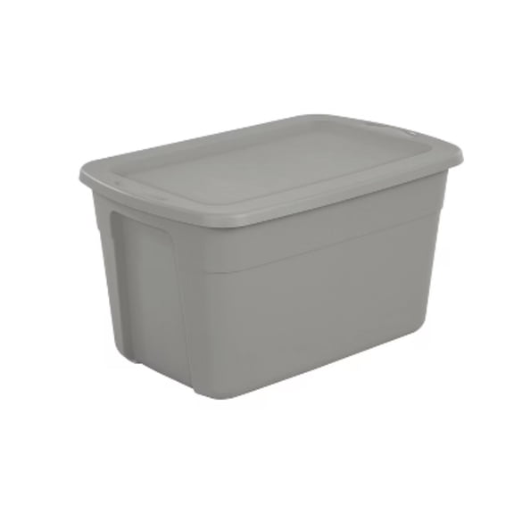 30gal Storage Tote Gray - Brightroom