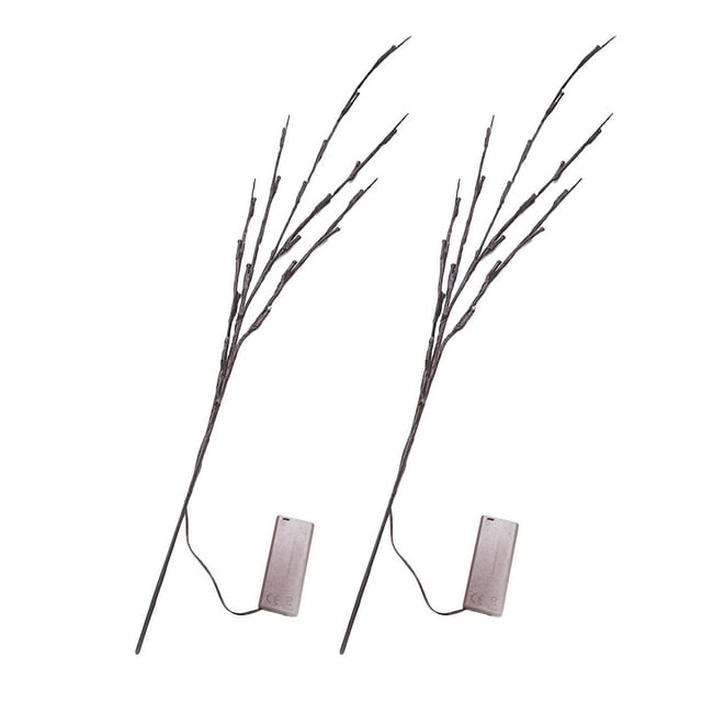 30inch 20LED Lighted Branches Battery Operated Warm White Led Twigs