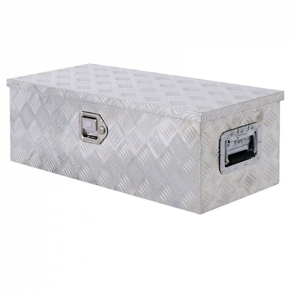 30inch Aluminum tool box,heavy duty truck bed tool box,outdoor trailer pickup storage tool box,RV storage organizer,underbody  box w/lock keys,black