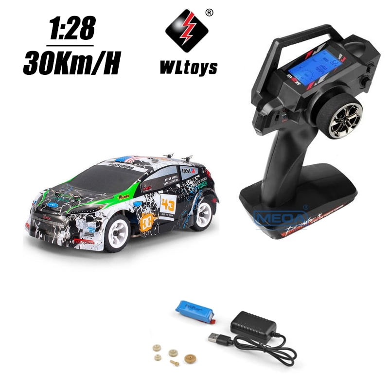 30km/h rc wltoys 1:28 rtr rc car 2.4g 4wd 4 channels drift