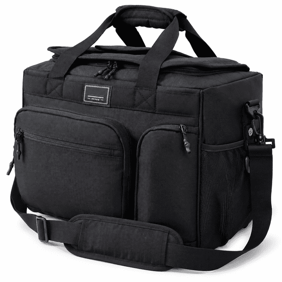 30l Extra Large Soft Cooler Bag With Trolley S 45-can Black