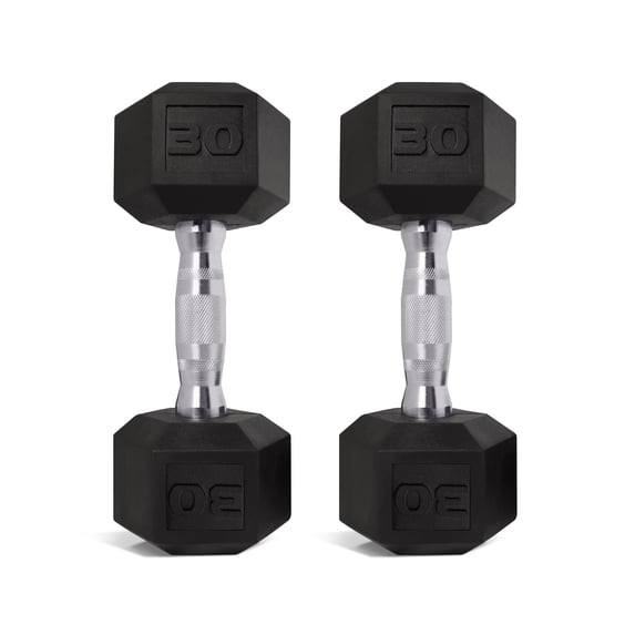 30lb Coated Dumbbell, Pair