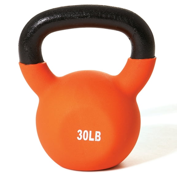 30lb Vinyl Coated Kettlebell ORANGE