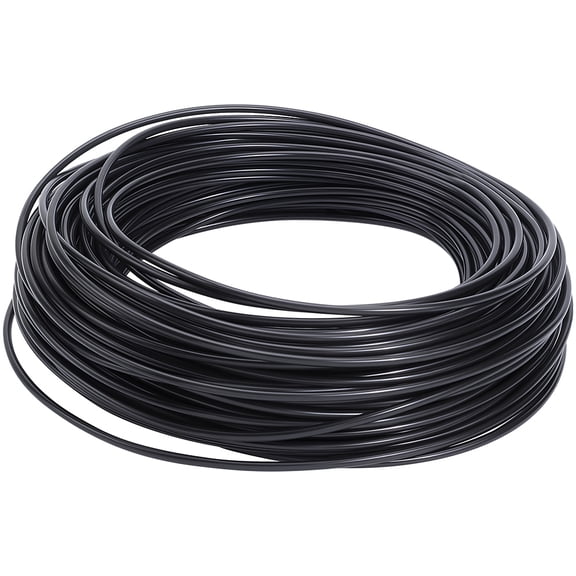 30m*2.4mm Rattan Weaving Wicker Wicker Repair Kit Black Rattan Roll Solid Round Cord Webbing Basket Weave Patio Chair Sofas Repair Supplies DIY