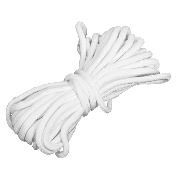30m 4mm Self Watering Capillary Wick Cord DIY Hydroponic Wicking Planter Pot Automatic Water System Device Potted Violet Auto Waterer Rope, White