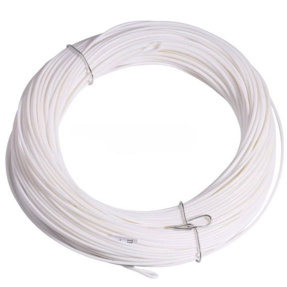 30m Floating Fly Line 5F 8F Featuring Buoyancy for Surface Work and Front-Mounted Connector Stability (8F white)
