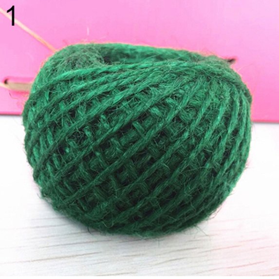 30m Style 1Roll Jute String Hemp Rope for Jewelry Necklace Making