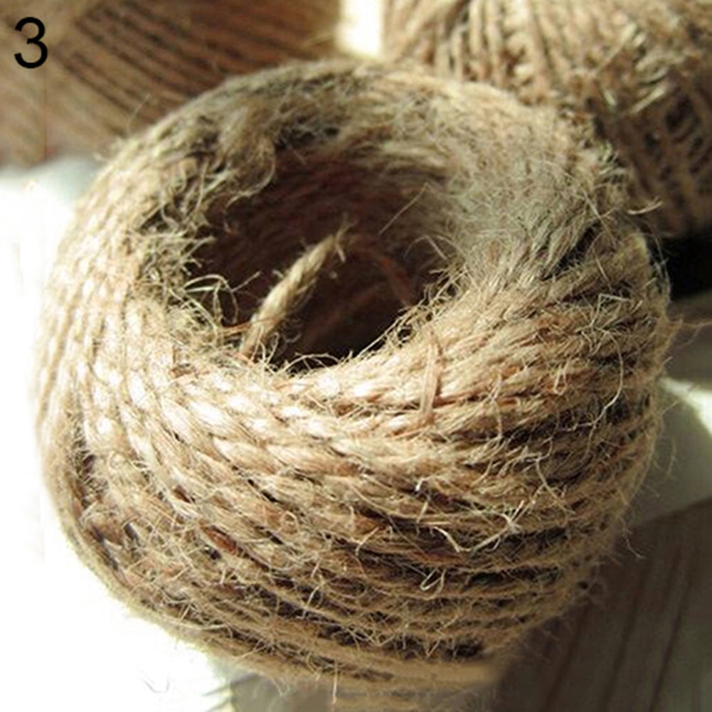 30m Style 1Roll Jute String Hemp Rope for Jewelry Necklace Making