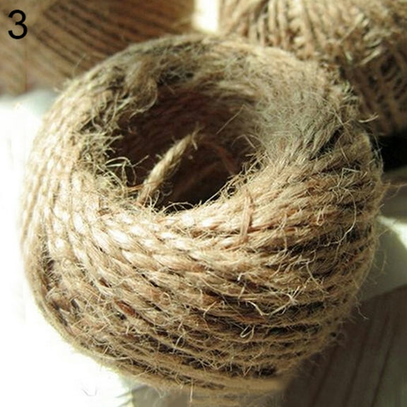 30m Style 1Roll Jute String Hemp Rope for Jewelry Necklace Making
