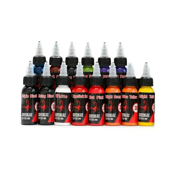30ml Black Tattoo Ink Pigment Professional Safe Permanent Tattoo Pigment Body Tattoo Art Paints Supplies