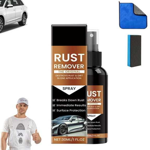 2/3pcs Car Tire Rust Remover 120ml, Powerful Rust and Stain Dissolver ...