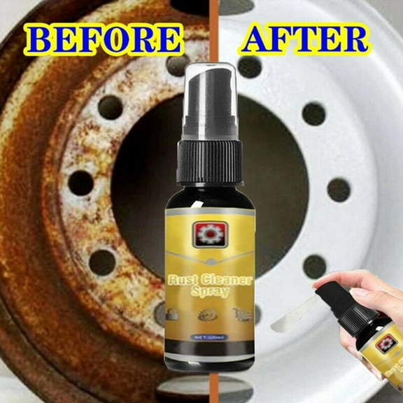 30ml Car Rust Remover Spray Metal Surface Chrome Paint Car Cleaning
