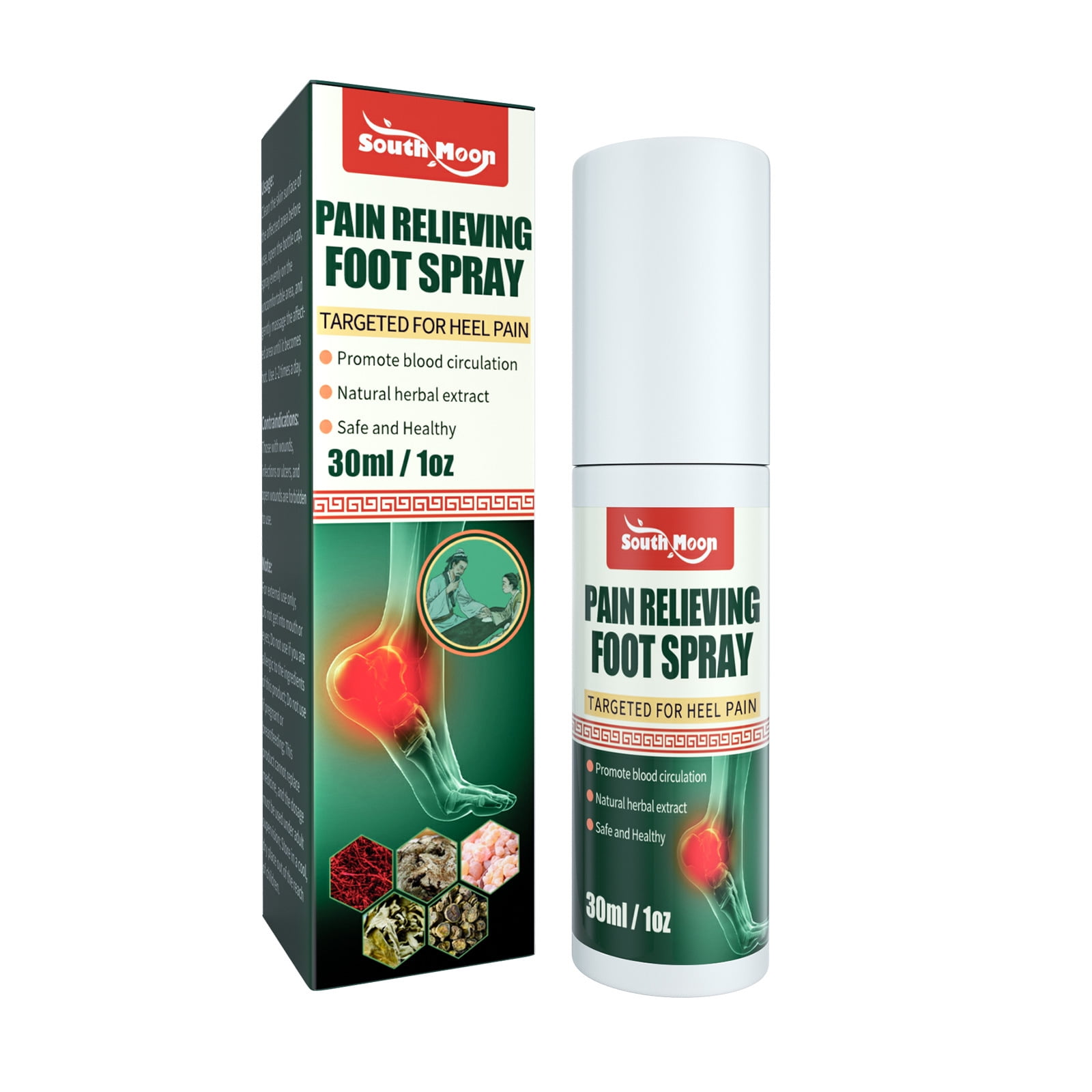 30ml Foot Pain Relieving Spray, Joint Soreness Spray, for Temporary