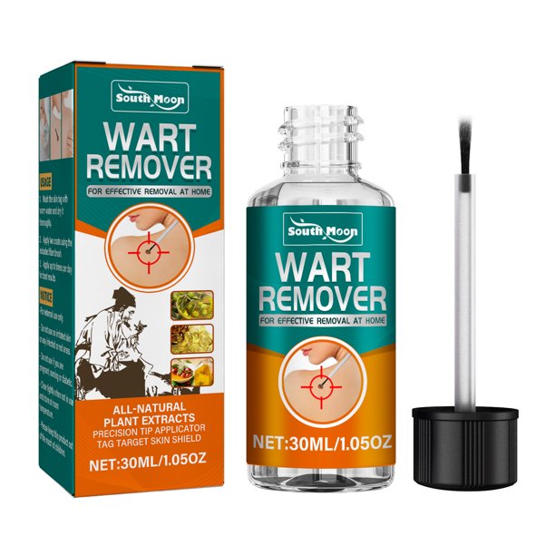 30ml Natural Wart Remover, Maximum Strength, Painlessly Removes Plantar