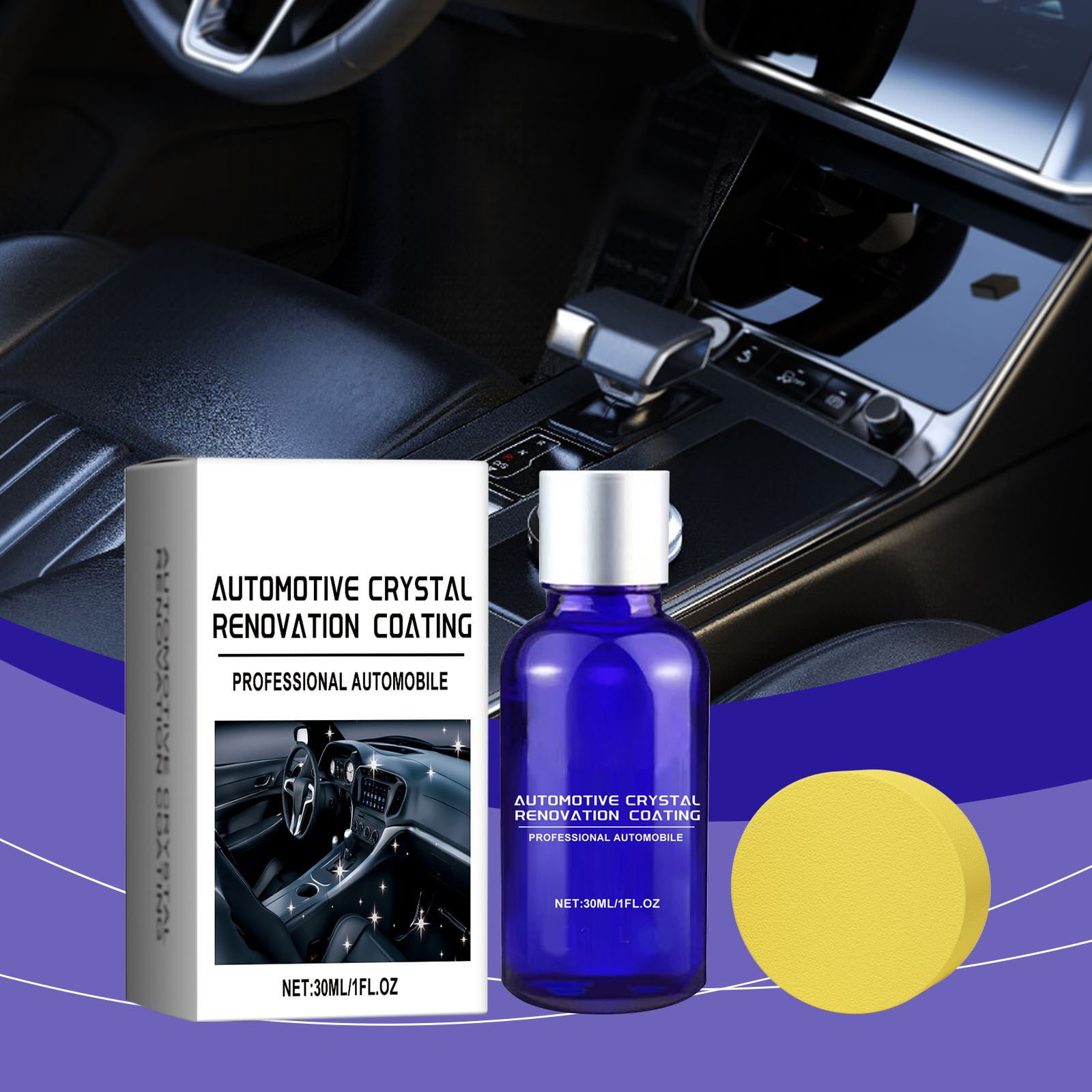 Rinnova Plastiche Auto - Restauratore E Lucidante Per Plastiche, Gomma E Pelle, Con Effetto Duraturo - Foto 3