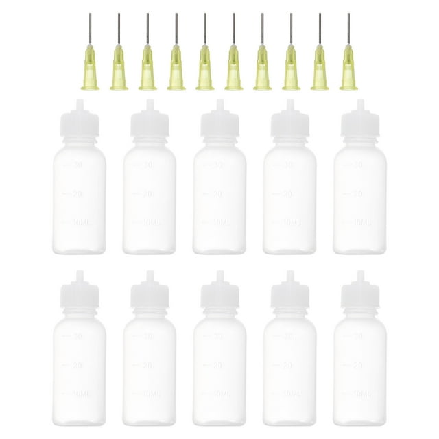 30ml Precision Applicator Bottles, 10Pcs Needle Tip Squeeze Bottle ...