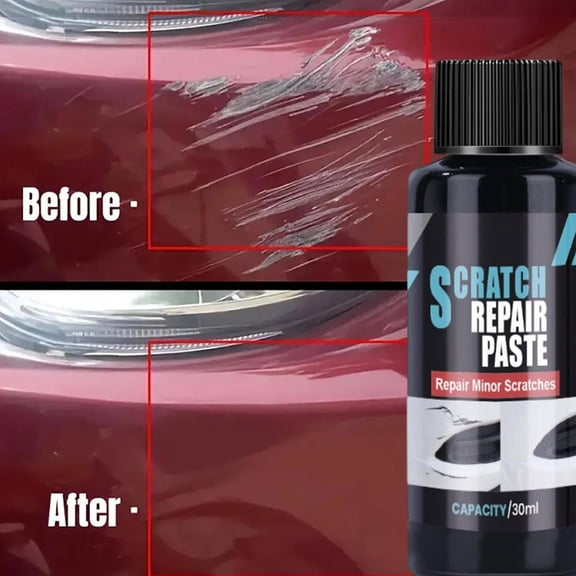 30ml Premium Car Scratch Repair Paste, Professional Auto Paint Scratch Remover Polishing Wax, Restorer for Minor Surface Scratches Swirl Marks and Light Paint Defects, Memorial Gifts, Black