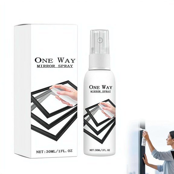 30ml Reflective Window Spray For Home & Car,One-Way Mirror Privacy Shield Spray,Glass Reflective CoatingSpray,Multi Functional Protective Coating Agent,for Automotive,Windows,Shower Door,Interior