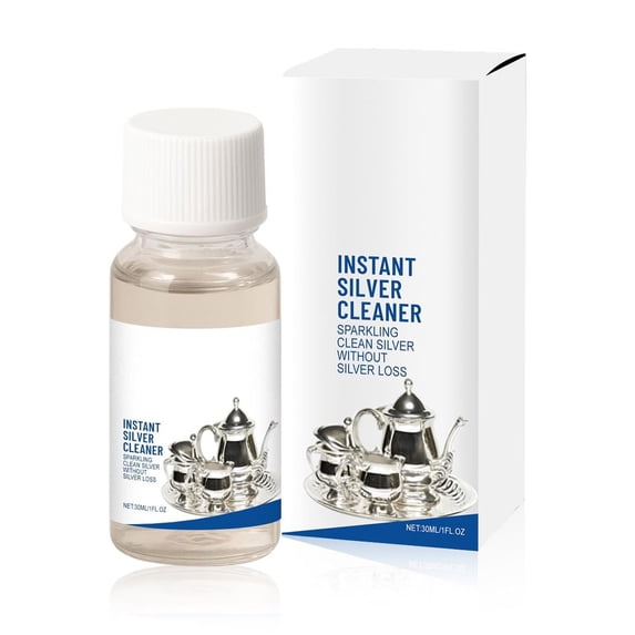 30ml Silverware Cleaner Quickly Removes Oxidation Brightens Jewelry And Is Suitable For A Variety Of Silverware. It Is Clean And Efficient