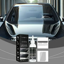 30ml Windshield Repair Kit for Cracked Glass, Car Glass Repair Fluid for Chips and Scratches, Windscreen Crack Sealer with Razor and Curing Strips for Easy Application