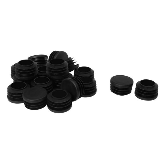 30mm 1.18" OD Plastic Tube Inserts Pipe 18pcs 1.06"-1.14" Inner Dia End Covers