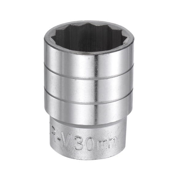 30mm 12 Point Shallow Socket 3/4" Drive Standard Metric Chromium Vanadium Steel