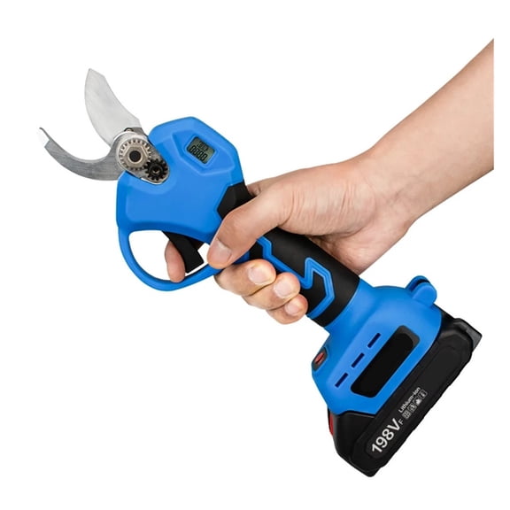 30mm 2 Gear Digital Brushless Cordless Pruner Shear Efficient Fruit Tree Bonsai Pruning Branches Cutter for 18V Battery