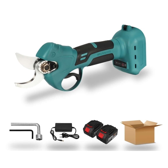 30mm Brushless Cordless Electric Rechargeable Scissors Pruning Shears Tree Garden Tool Branches Pruning Tool For Battery ,Gardening Tree Branch