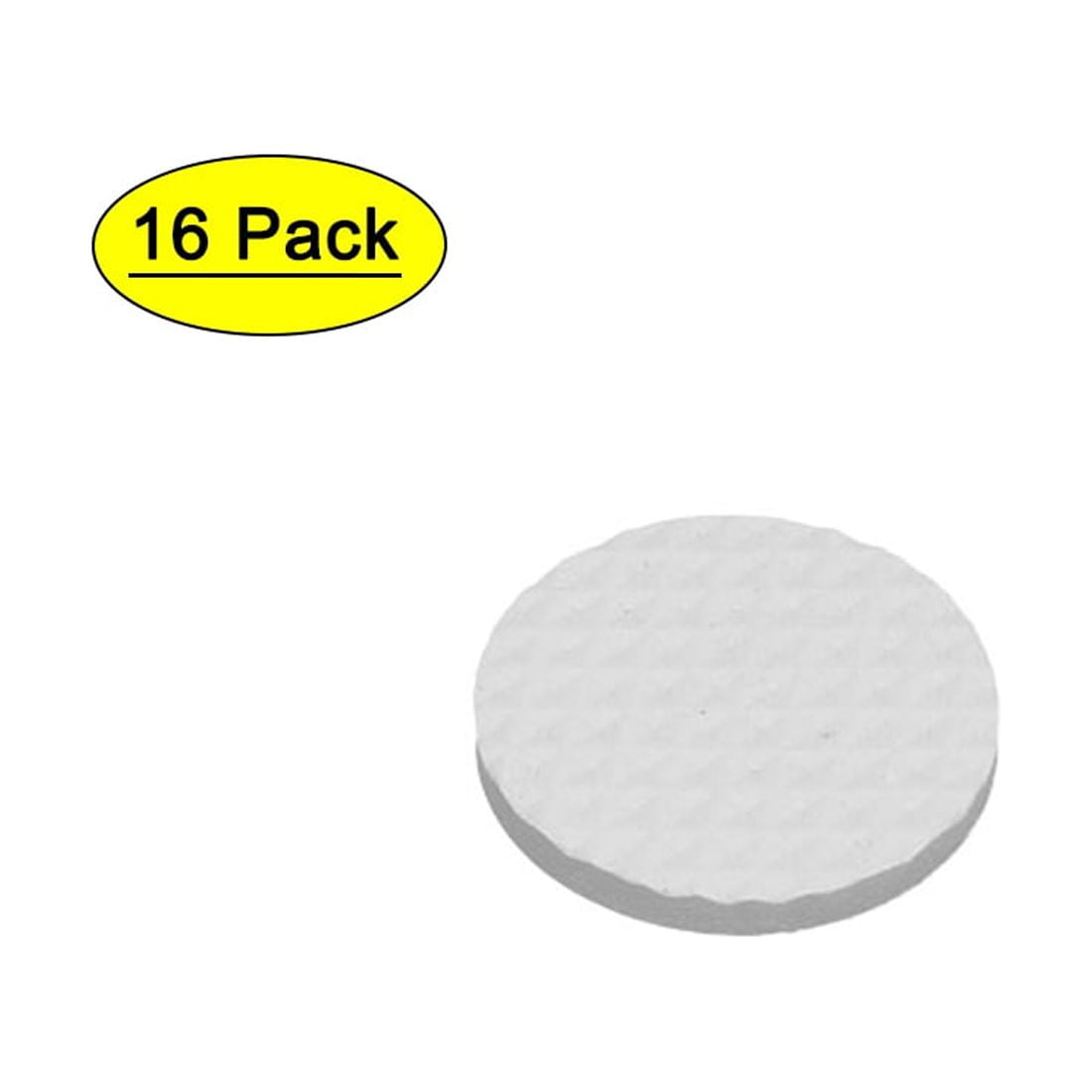 Unique Bargains 30mm Dia Rubber Self Adhesive Anti Skid Furniture Protection Pads White 16pcs Walmart