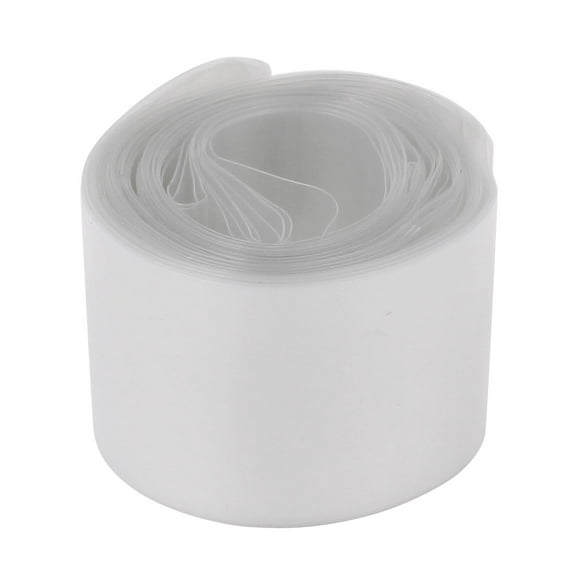 30mm Flat Width 6M Length Heat Shrink Tube Tubing Clear for 1 x 18650 Battery