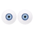 thumbnail image 1 of 30mm Doll Eyes,1 Pair Realistic Acrylic Eyes Plastic Half Eyeballs, Light Blue, 1 of 6