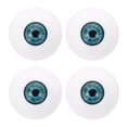 thumbnail image 1 of 30mm Doll Eyes,2 Pair Realistic Acrylic Eyes Plastic Half Eyeballs, Blue Green, 1 of 6