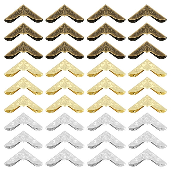 30mm Metal Book Corners, 150pcs Photo Corners Book Corners Protector Metal for Scrapbook Books Binding