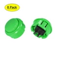 thumbnail image 1 of 30mm Mounting Hole Momentary Game Push Button Switch  for Arcade Video Games Green, 8pcs, 1 of 5