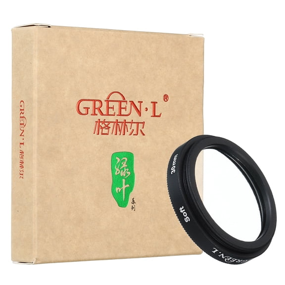 30mm Soft Focus Filter, Diffusion Camera Filter Pro Mist Filter Effect Lens Optical for 30mm Camera Len